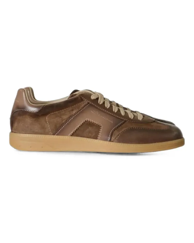 Santoni panelled sneakers - Braun Braun