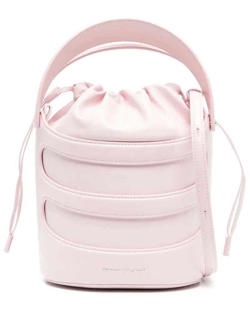 Alexander McQueen The Rise Beuteltasche - Rosa Rosa