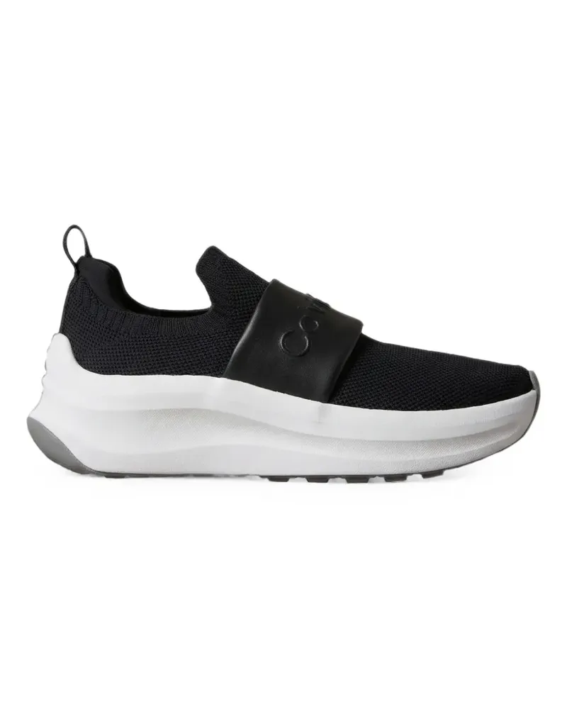 Calvin Klein Volumax logo-strap knit sneakers - Schwarz Schwarz