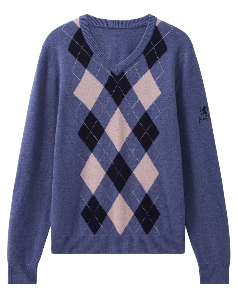 Pringle of Scotland Pullover mit Argyle-Muster - Blau Blau