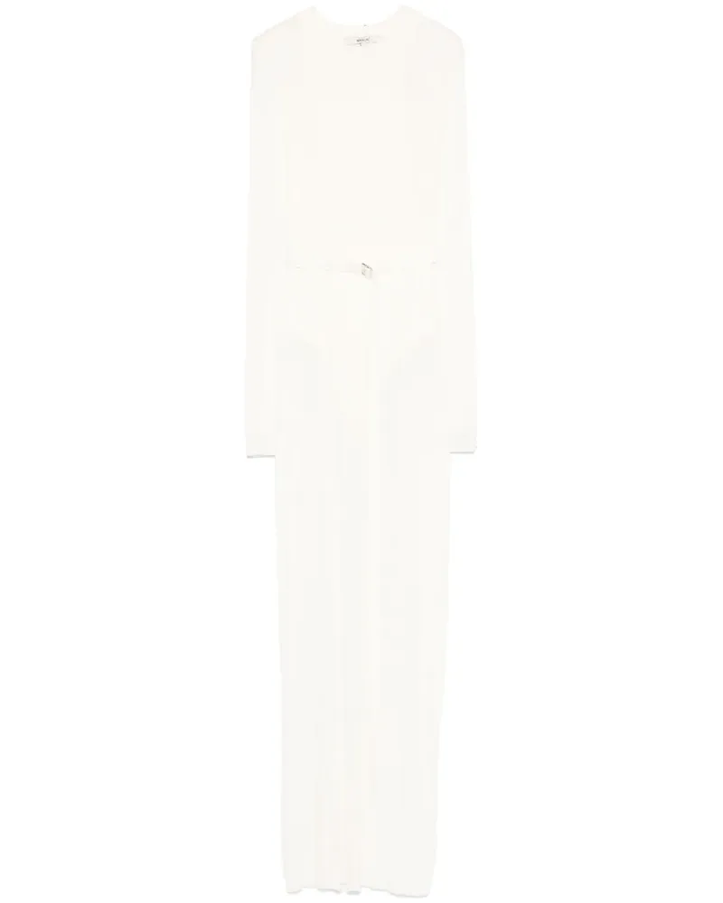 MANURÍ Vanessa Maxikleid - Weiß Weiß