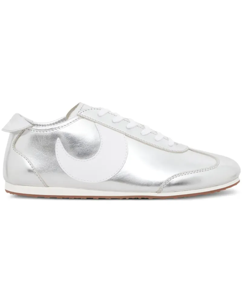 Marine Serre MS Astra Sneakers im Metallic-Look - Grau Grau