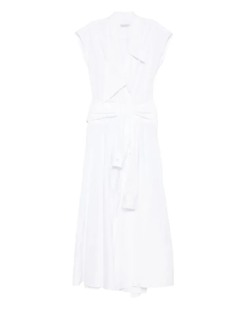 Viktor & Rolf Drapiertes Wickelkleid mit Schleife - Weiß Weiß