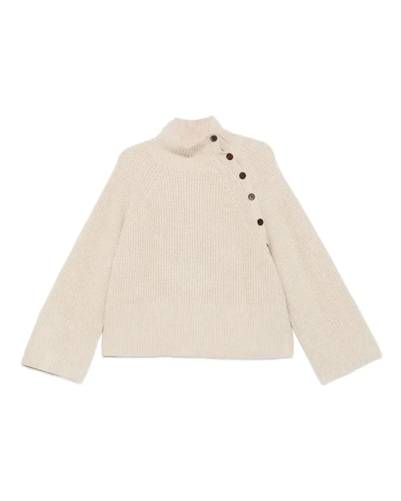 Eric Bompard Pullover mit Stehkragen - Nude Nude