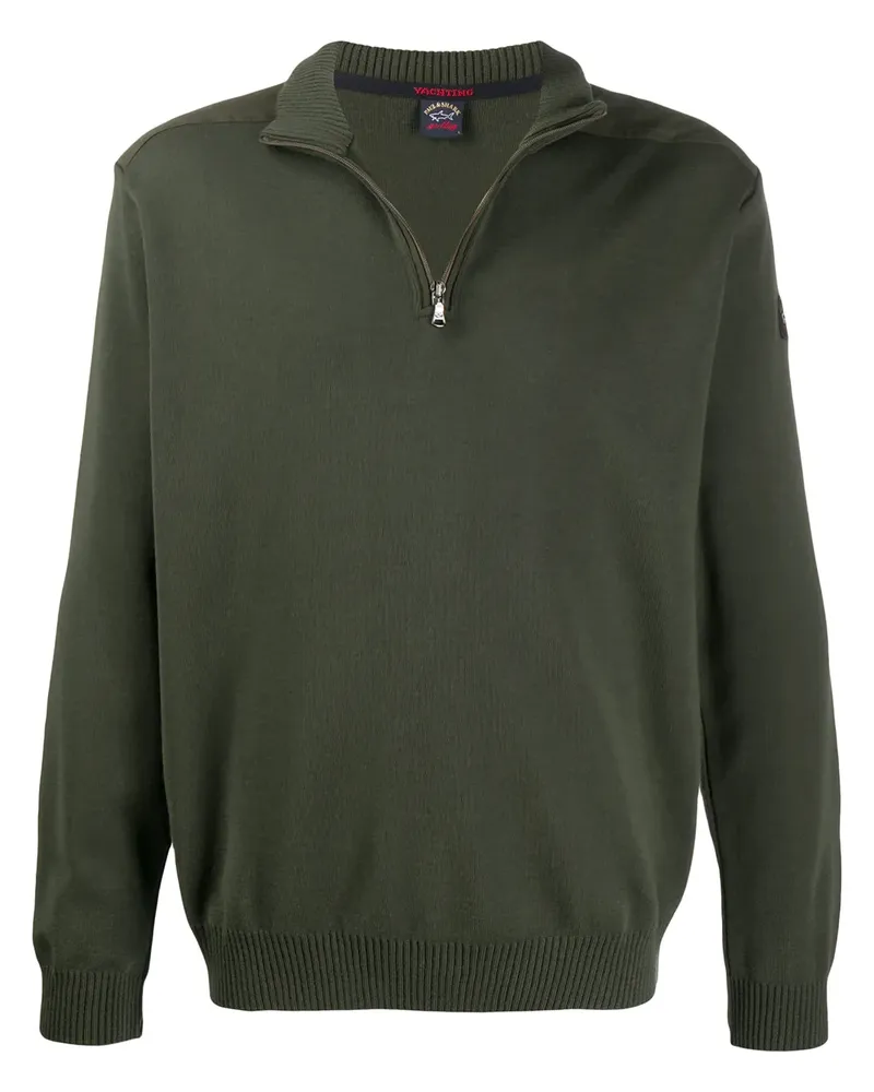 Paul & Shark Pullover mit Reißverschluss - Grün Grün