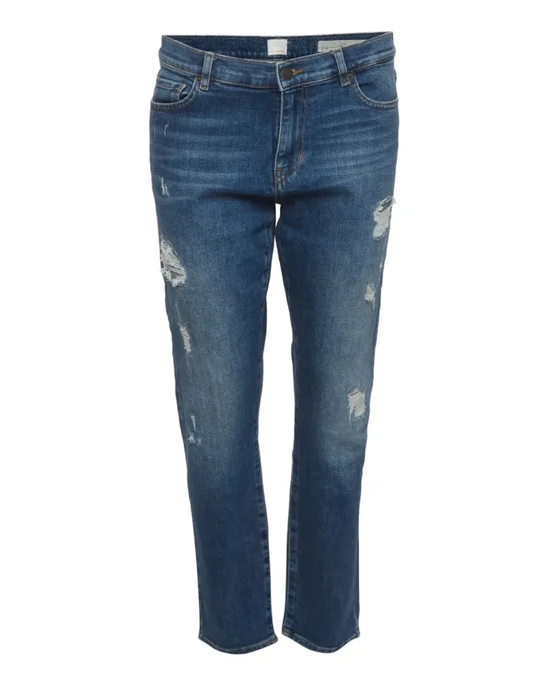 HUGO BOSS distressed jeans - Blau Blau
