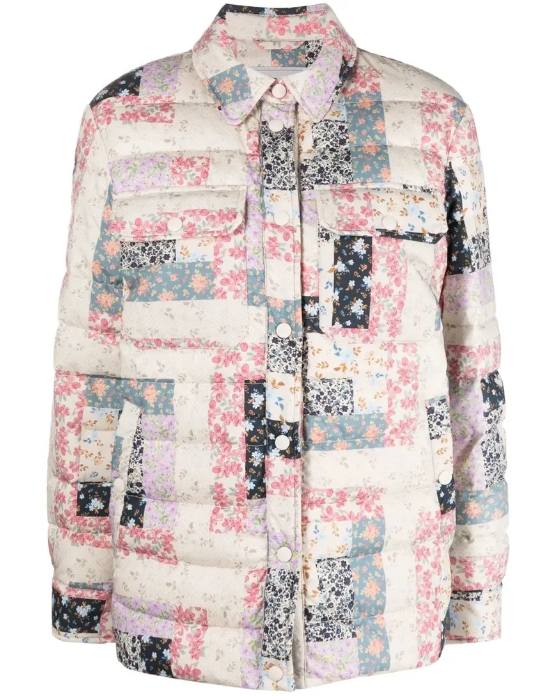 Woolrich Steppjacke im Patchwork-Look - Nude Nude