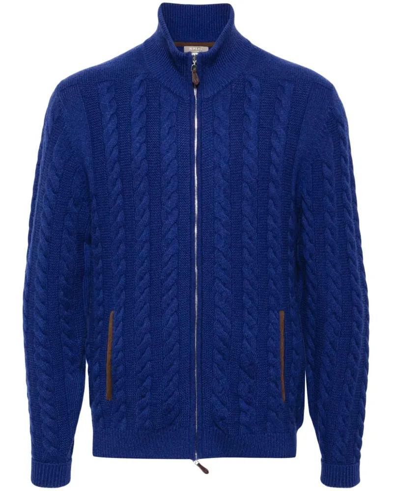 N.Peal The Richmond Kaschmircardigan - Blau Blau
