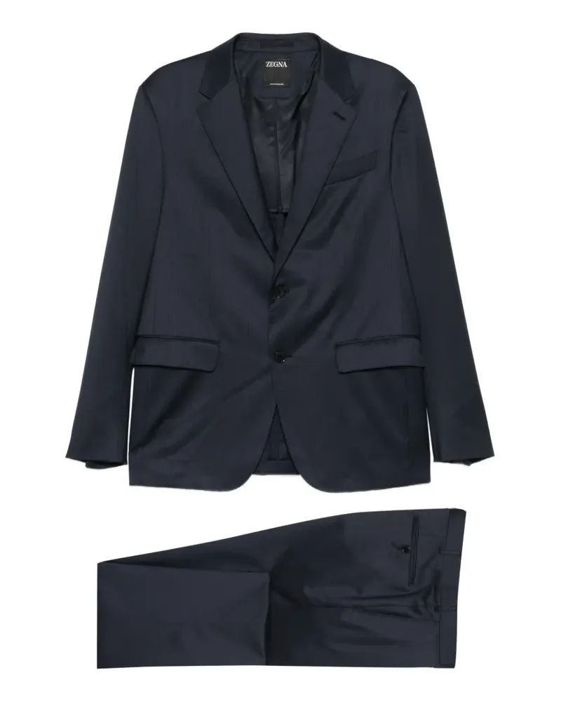 Ermenegildo Zegna Anzug mit Klappentaschen - Blau Blau