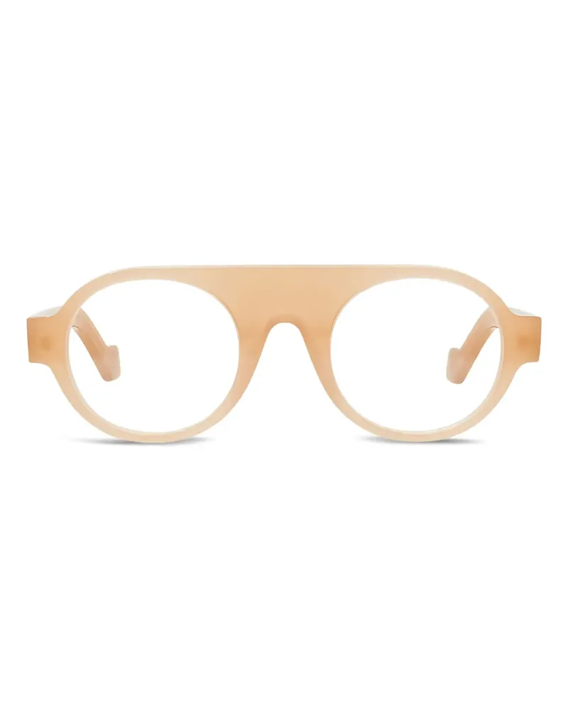 Loewe Brille mit rundem Gestell - Nude Nude