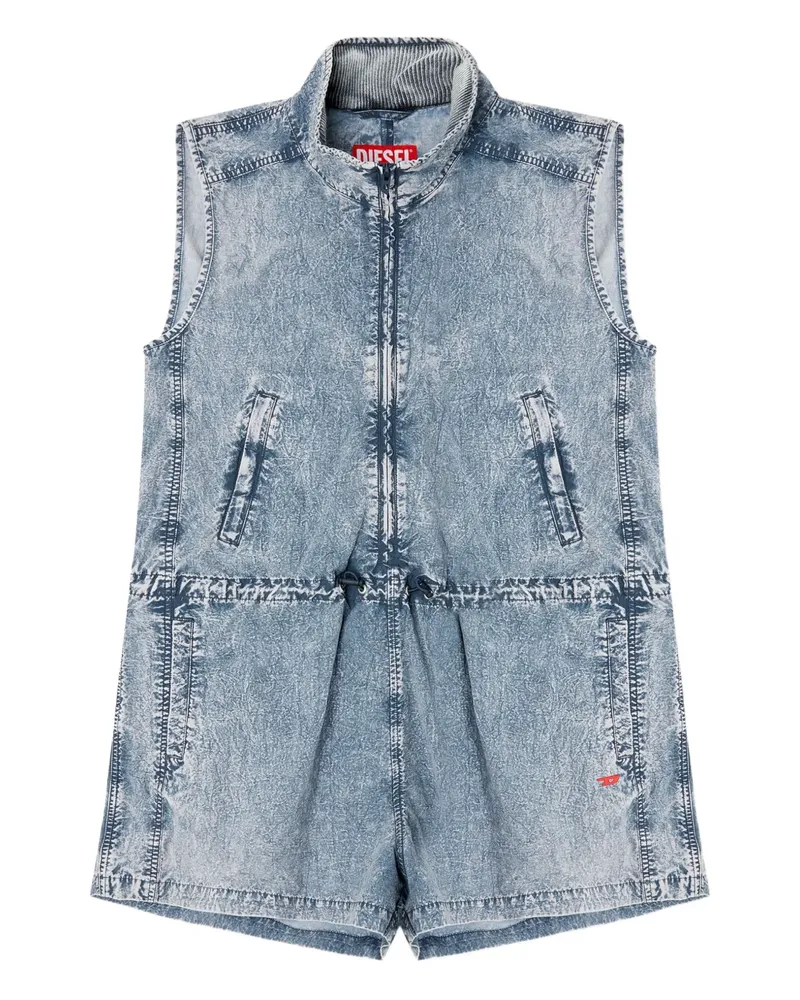 Diesel Ärmelloser J-Annet Jeans-Jumpsuit - Blau Blau