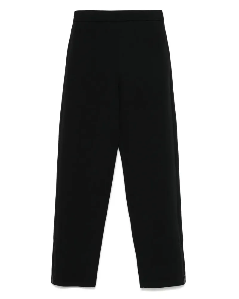 Emporio Armani Gerade Hose - Schwarz Schwarz