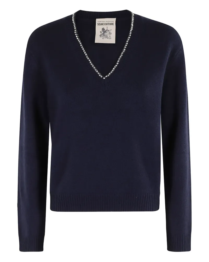 Semicouture Nahia Pullover - Blau Blau