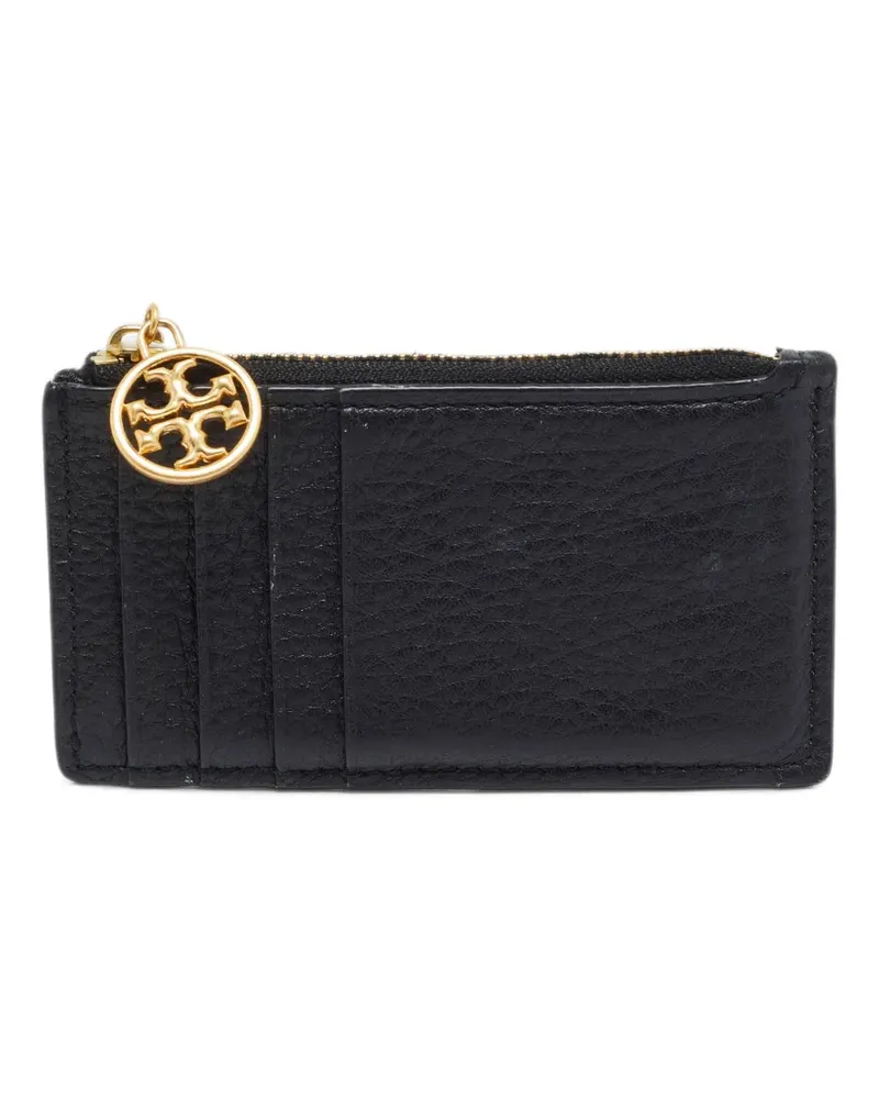 Tory Burch Miller top-zip card holder - Schwarz Schwarz