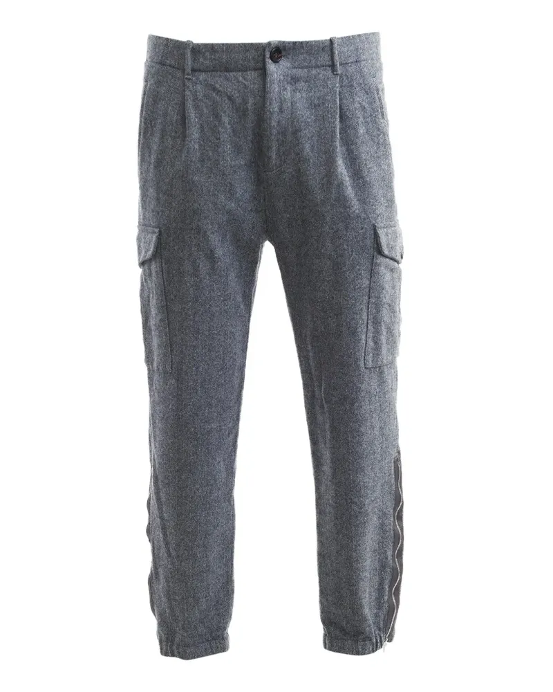 Brunello Cucinelli wool cargo pants - Grau Grau