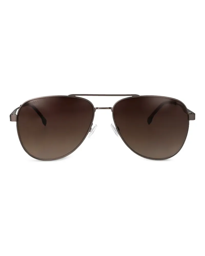 HUGO BOSS Getönte Pilotenbrille - Braun Braun