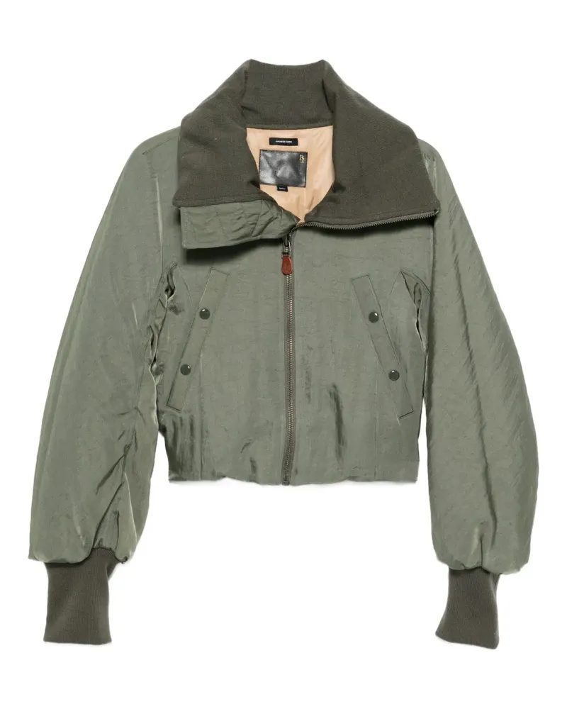 R13 Bomberjacke mit Reißverschluss - Grün Grün