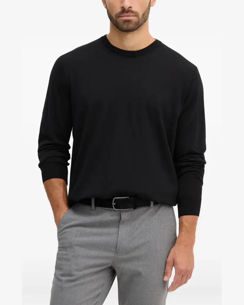 Paul & Shark crew-neck long-sleeves sweater - Schwarz Schwarz
