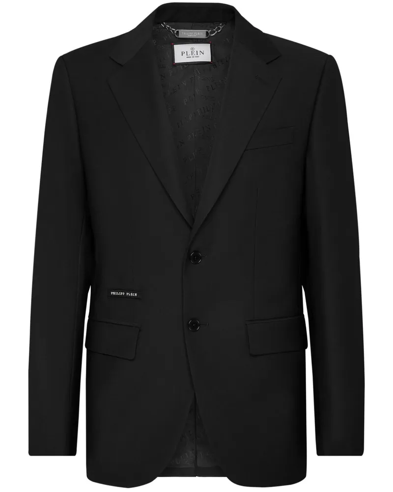 Philipp Plein Klassisches Sakko - Schwarz Schwarz