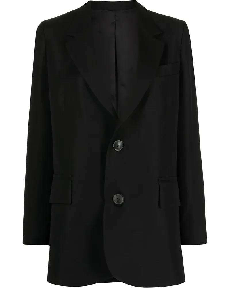 AMI Paris Einreihiger Blazer - Schwarz Schwarz