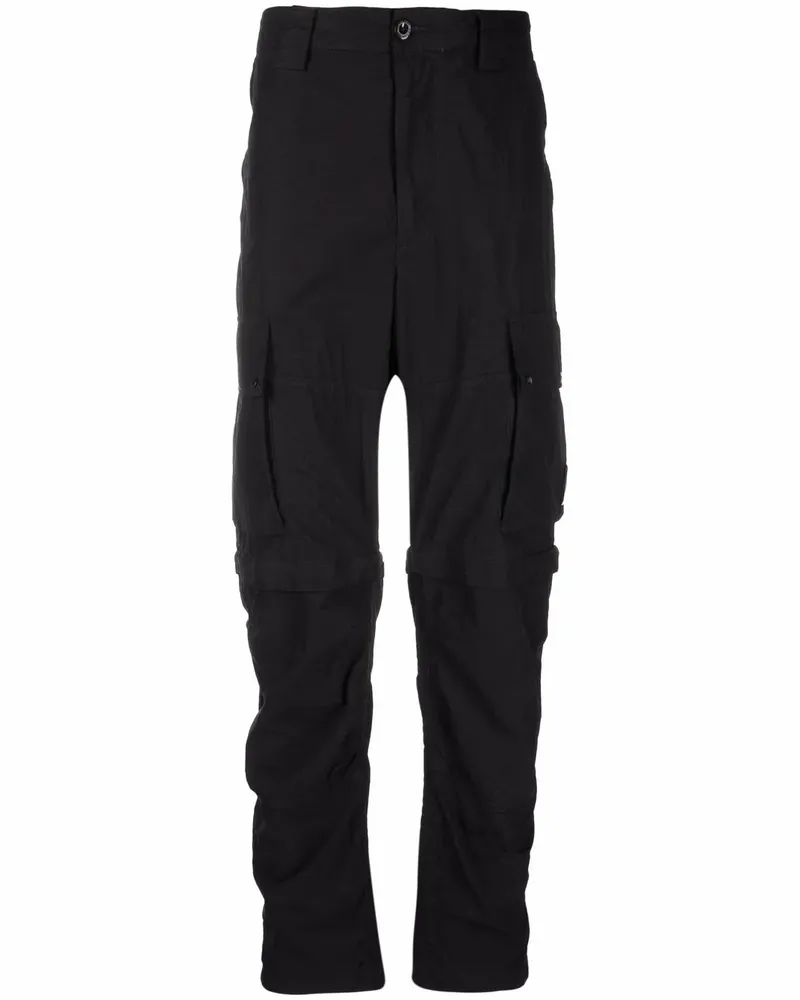 C.P. Company Cargohose mit abnehmbarem Bein - Schwarz Schwarz