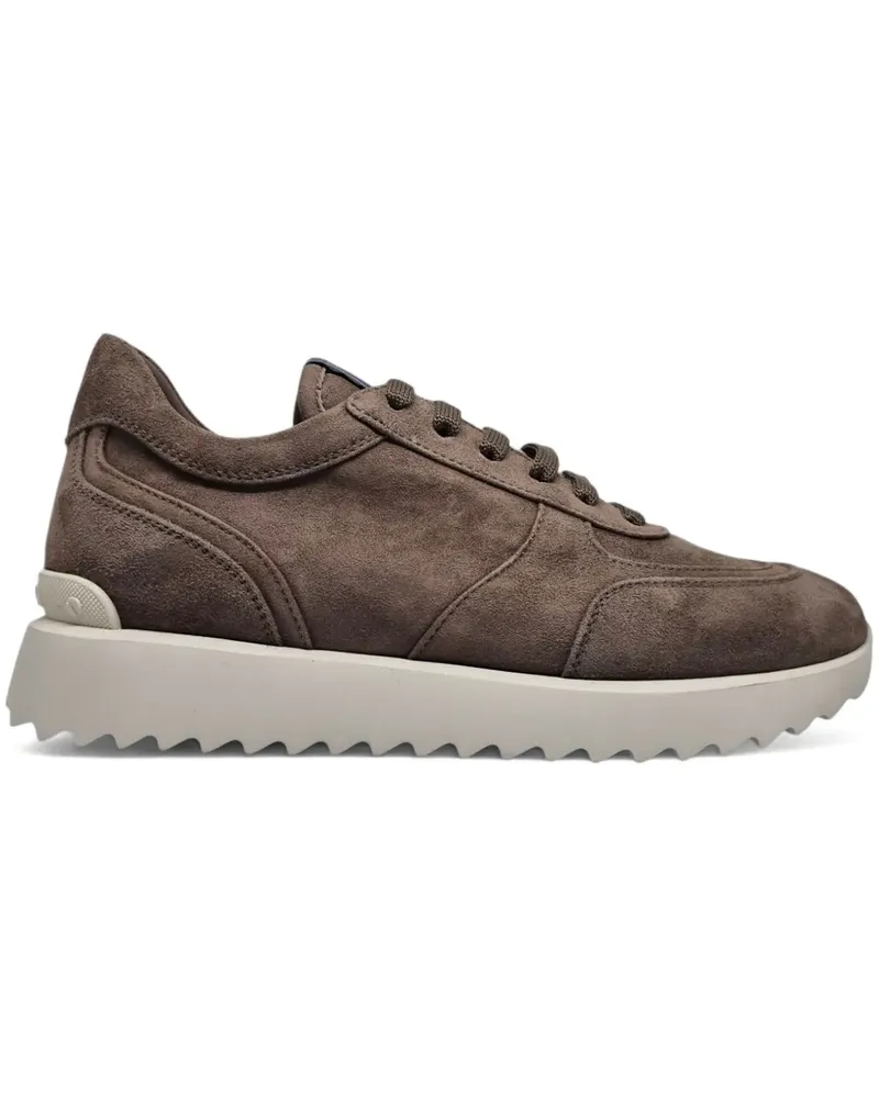 Le Silla Plateau-Sneakers aus Wildleder - Braun Braun