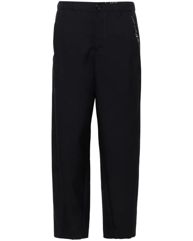 Marni Klassische Tapered-Hose - Blau Blau