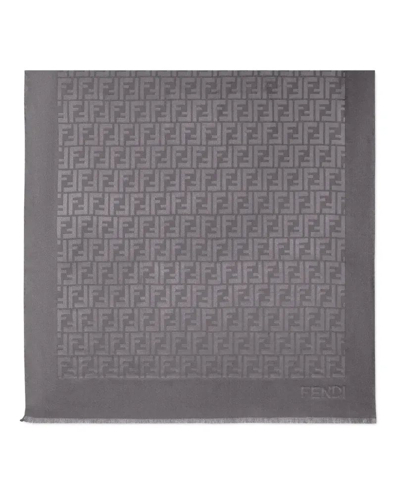 Fendi FF tole scarf - Grau Grau