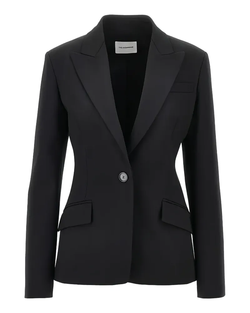 ANDAMANE Bia single-breasted blazer - Schwarz Schwarz