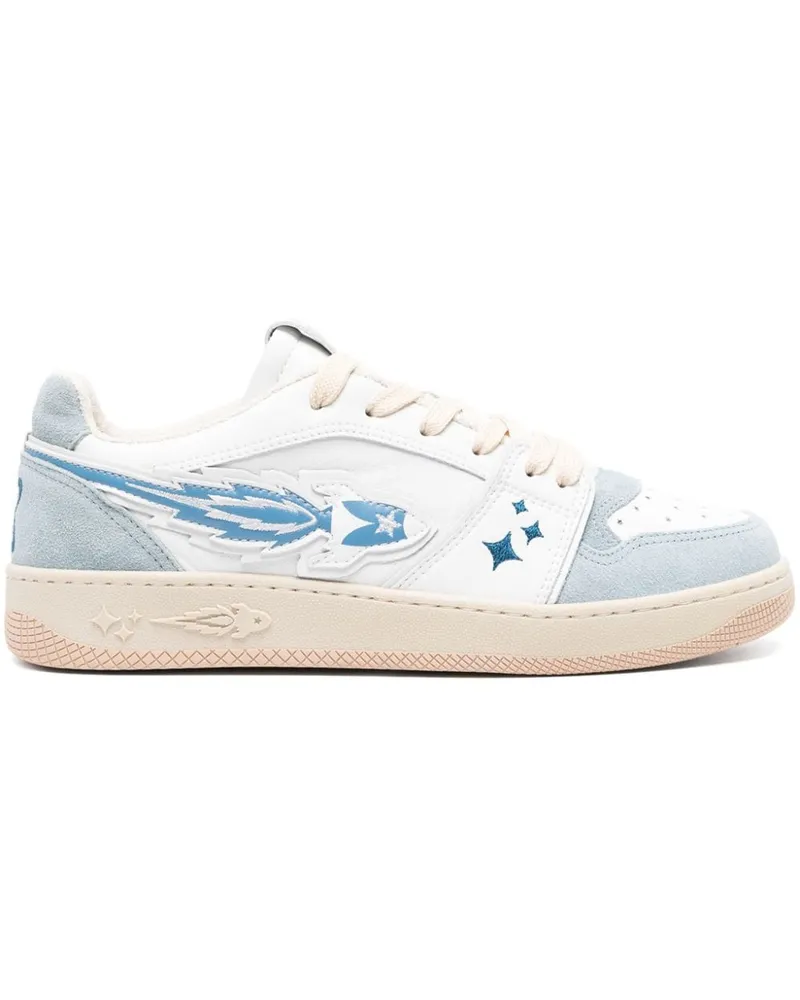 ENTERPRISE JAPAN Rocket Sneakers mit Kontrasteinsätzen - Weiß Weiß