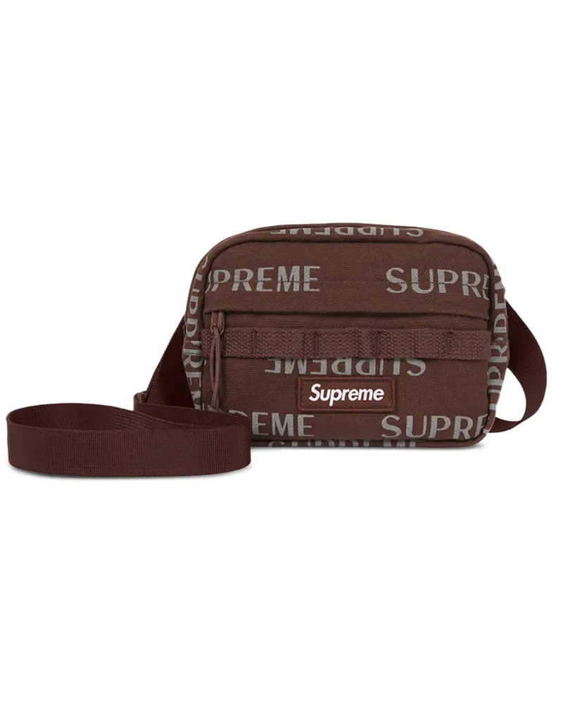 Supreme Being Mini Schultertasche mit Logo-Print - Braun Braun