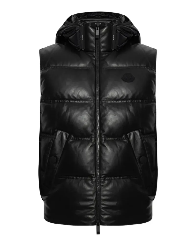 Moncler Impression padded gilet - Schwarz Schwarz