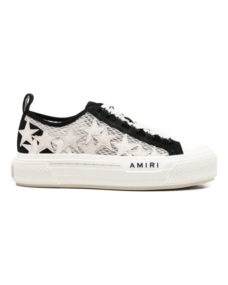 Amiri Mesh Stars Sneakers - Schwarz Schwarz