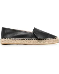 N° 21 Espadrilles mit geflochtener Sohle Schwarz