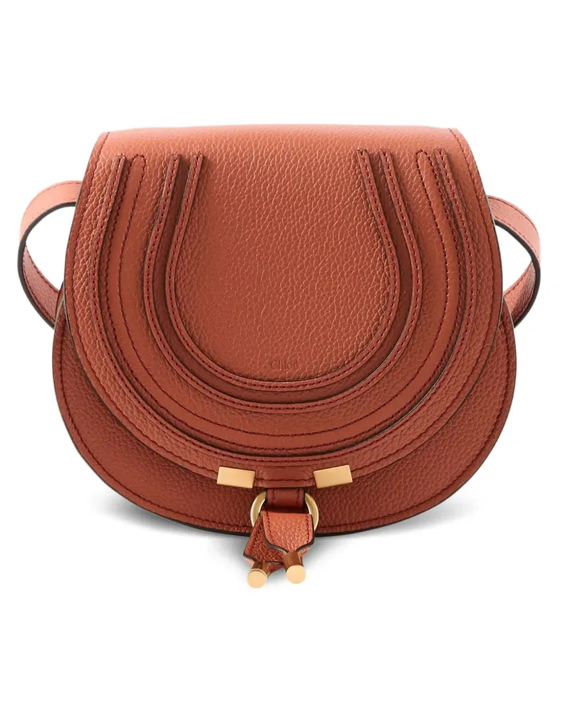 Chloé Marcie leather shoulder bag - Braun Braun