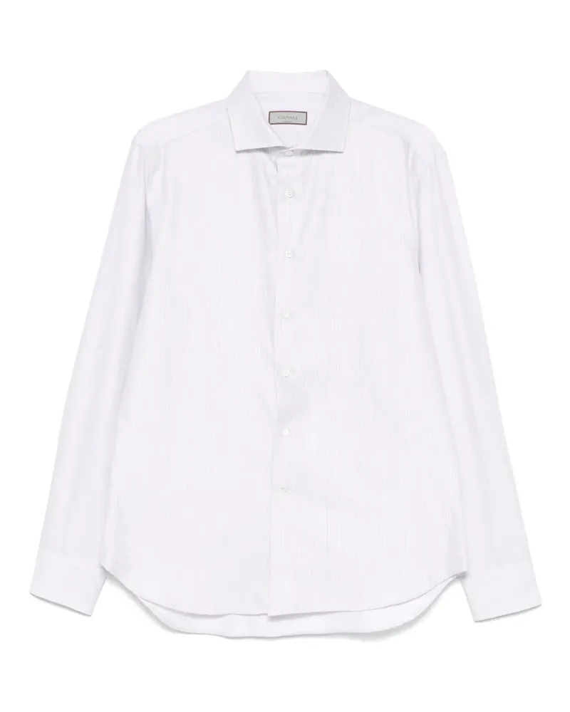 Canali Impeccabile Hemd - Weiß Weiß