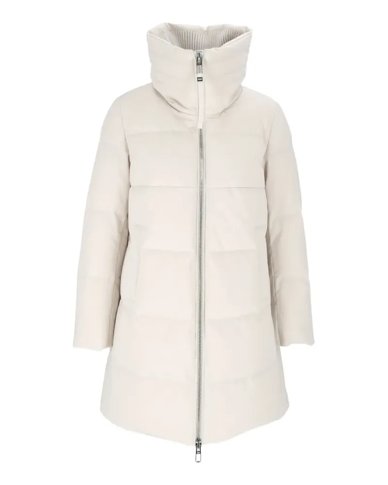 DUNO padded high-neck coat - Weiß Weiß