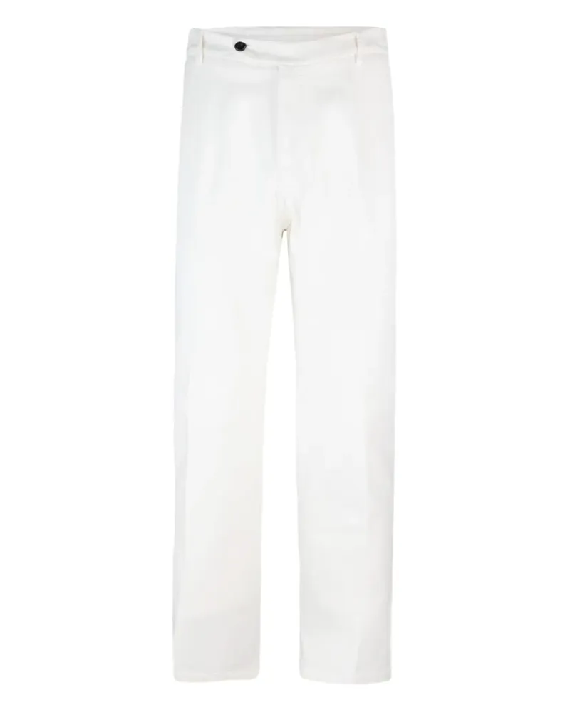 Eleventy Tapered-Hose mit Knopfverschluss - Weiß Weiß