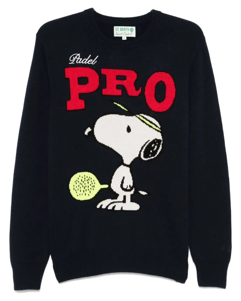 MC2 Saint Barth x Peanuts Heron Pullover - Blau Blau