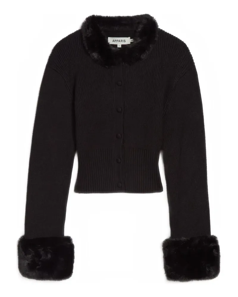 APPARIS Rosa Cardigan - Schwarz Schwarz