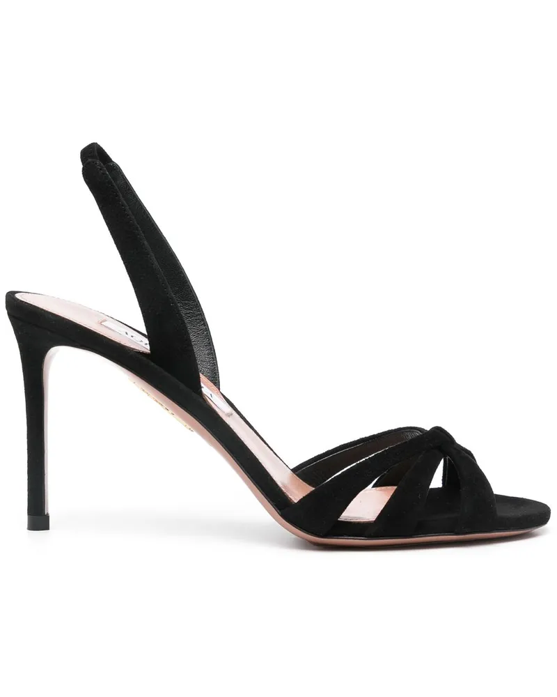 Aquazzura Tati Sandalen 85mm - Schwarz Schwarz