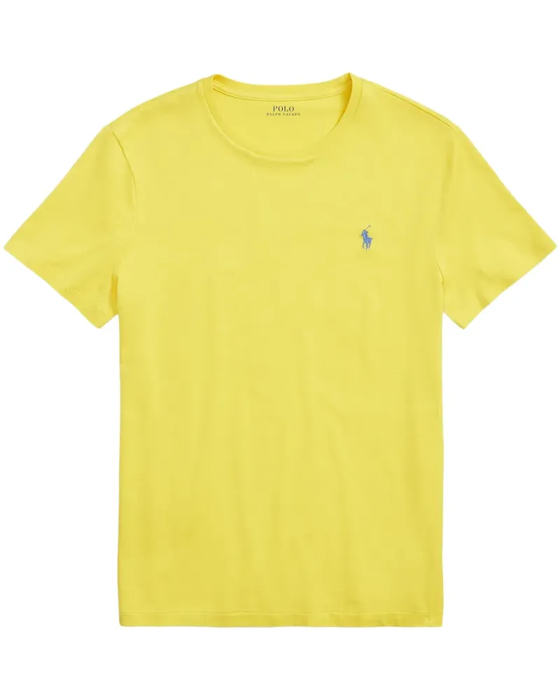 Ralph Lauren T-Shirt mit Polo Pony - Gelb Gelb