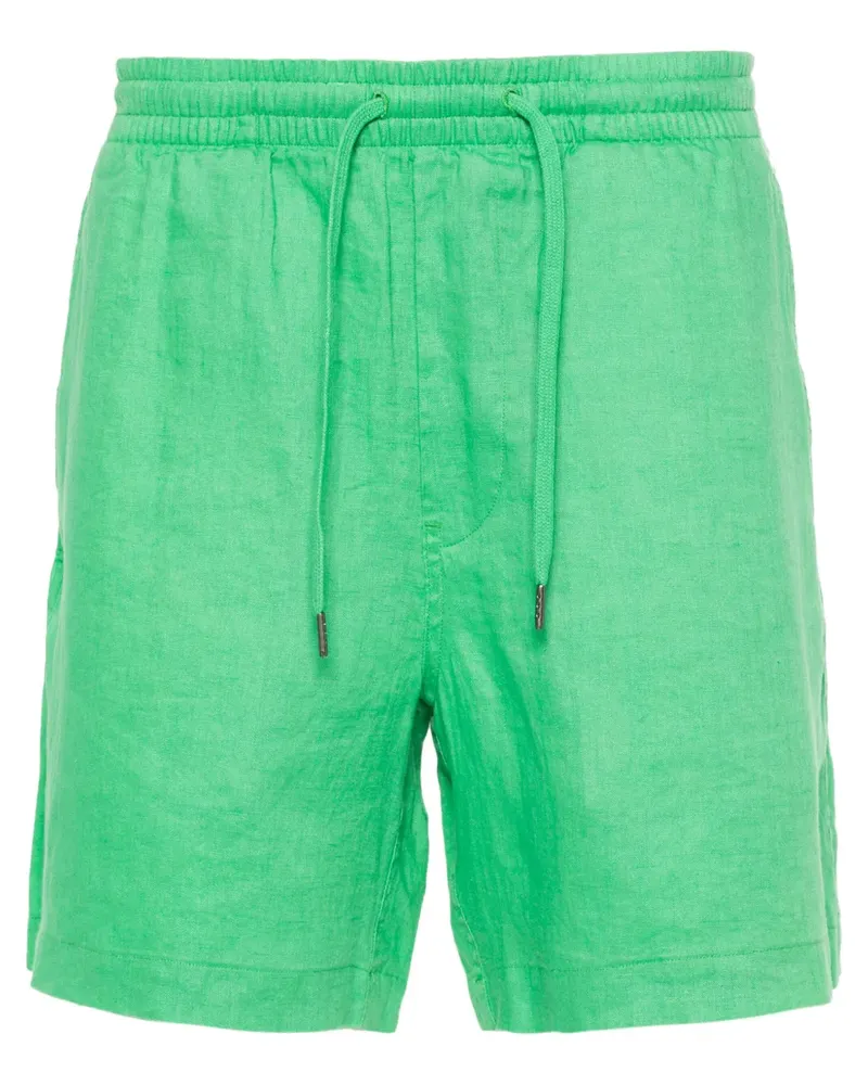 Ralph Lauren Leinenshorts mit Polo Pony - Grün Grün