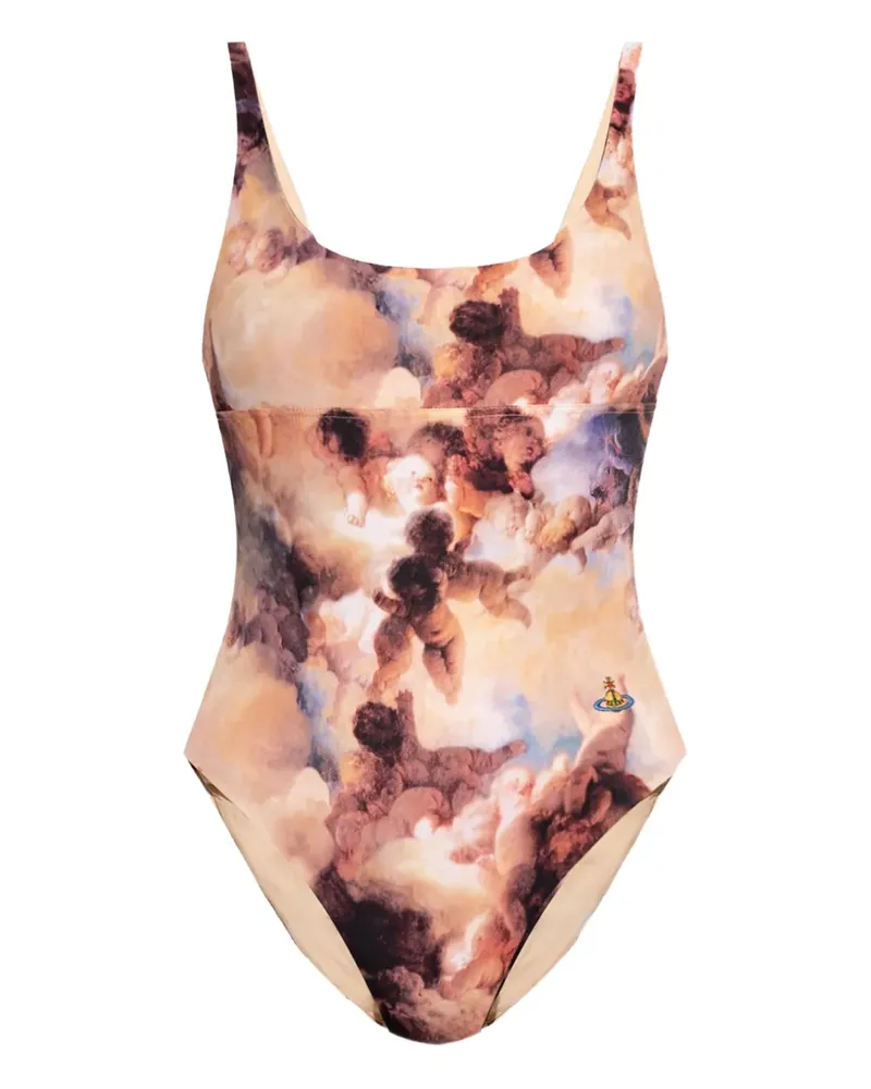 Vivienne Westwood Badeanzug mit grafischem Print - Rosa Rosa