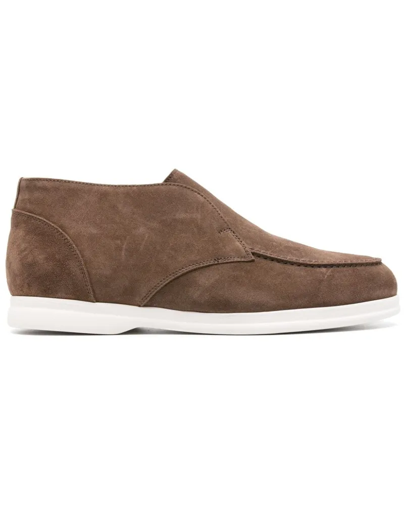 Doucal´s Chukka Wildleder-Loafer mit runder Kappe - Braun Braun