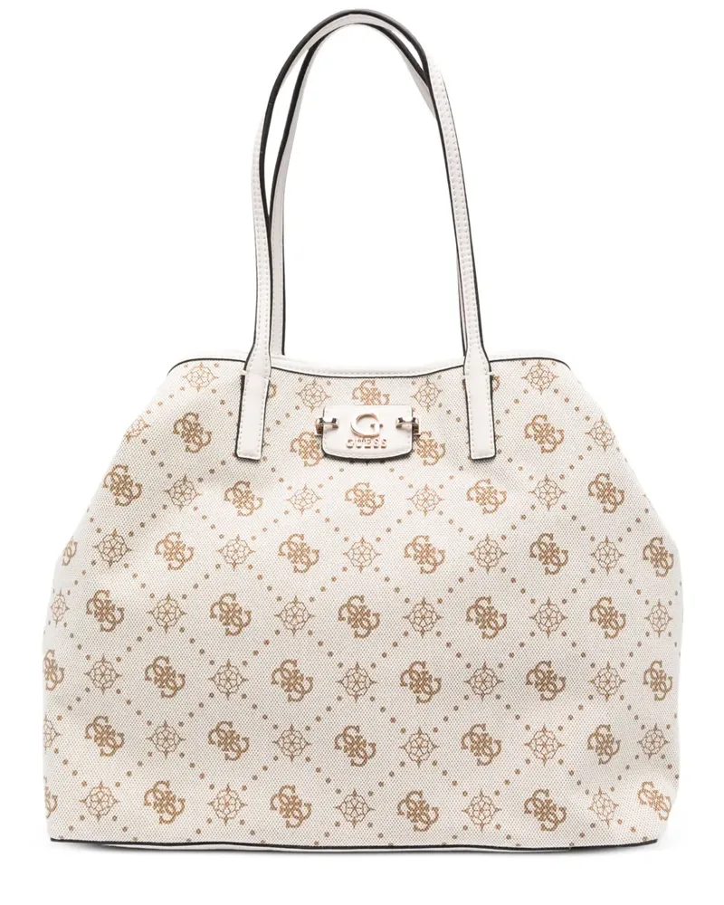 Guess Neda Tote Bag mit Logo-Schild - Nude Nude