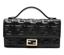 Mini-Tasche mit Prägung - Schwarz