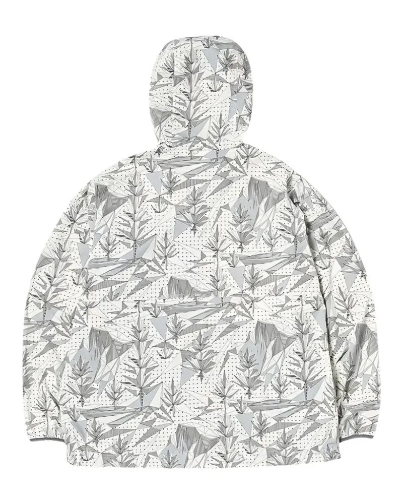 GRAMICCI x And Wander Kapuzenjacke mit Yosemite-Print - Weiß Weiß