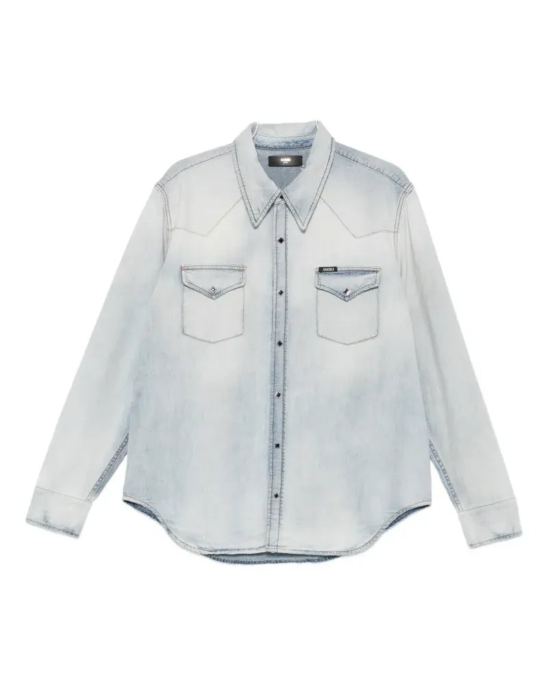 Amiri western-style denim shirt - Blau Blau