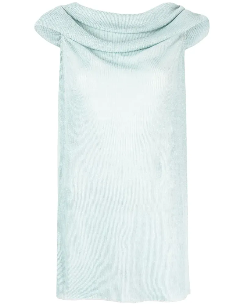 VITELLI Drapiertes Abendkleid - Blau Blau